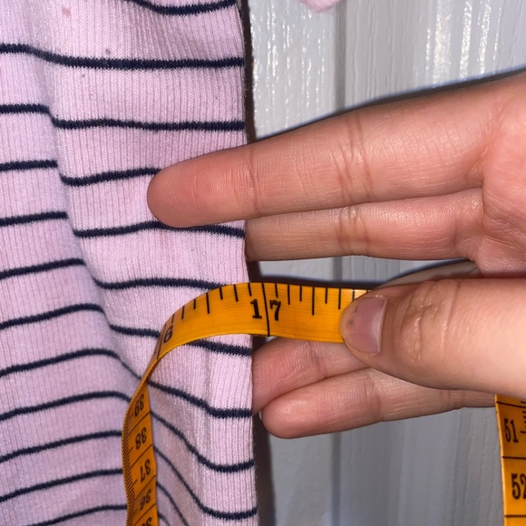 💕Pink Striped T-shirt 💕 - Picture 3 of 5
